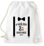 printfashion Jóképű fiatalember - Számmal - Sportzsák, Tornazsák - Fehér (8096341)