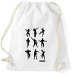 printfashion Fortnite Dance - Sportzsák, Tornazsák - Fehér (1222206)