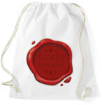 printfashion Legjobb könyvelő - Pecsét - Sportzsák, Tornazsák - Fehér (6542533)