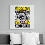 printfashion Zörrennek a szerszámok, peregnek az évek. Szerelés nélkül nincs élet! - Vászonkép - Fehér (16412597)