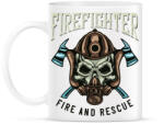 printfashion Firefighter 01 - Fire and rescue - Bögre - Fehér (4922255)