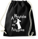 printfashion A Nyuszim az én Patrónusom - Sportzsák, Tornazsák - Fekete (16499026)