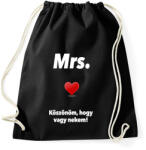 printfashion Mrs. - Sportzsák, Tornazsák - Fekete (1137904)