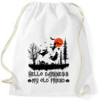 printfashion Hello darkness my old friend - Sportzsák, Tornazsák - Fehér (1862268)