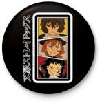 printfashion Bungo Stray Dogs - Kitűző, hűtőmágnes - Fekete (16544407)