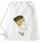 printfashion Egyiptomi női fej - Sportzsák, Tornazsák - Fehér (1724753)