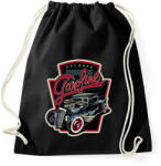 printfashion HOT ROAD - Sportzsák, Tornazsák - Fekete (51244)