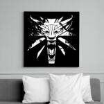 printfashion Witcher - Vaják - Vászonkép - Fekete (6660768)
