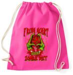 printfashion Diétázó zombi - Sportzsák, Tornazsák - Fukszia (207643)
