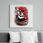 printfashion Baseball panda - Vászonkép - Fehér (6620006)