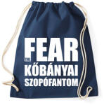 printfashion Fear the kőbányai szopófantom - Sportzsák, Tornazsák - Sötétkék (990334)