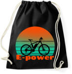 printfashion E-power - Sportzsák, Tornazsák - Fekete (10421695)