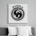 printfashion phoenix - Vászonkép - Fehér (6628858)