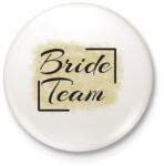 printfashion bride team - Kitűző, hűtőmágnes - Fehér (5205825)