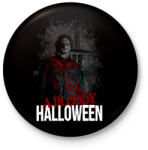 printfashion Véres halloween - Kitűző, hűtőmágnes - Fekete (3101282)