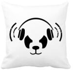 printfashion Panda beat - Párnahuzat, Díszpárnahuzat - Fehér (1110172)