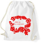 printfashion Szelíd szitkok - nőjön be az orrod luka - Sportzsák, Tornazsák - Fehér (15199488)