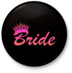 printfashion Bride - Kitűző, hűtőmágnes - Fekete (5081194)