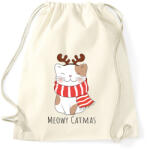 printfashion Agancsos cica - Sportzsák, Tornazsák - Natúr (5465427)