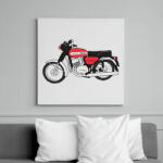 printfashion Jawa 350 - Vászonkép - Fehér (6637196)