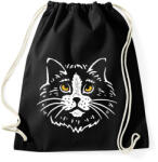 printfashion Miauuu - Sportzsák, Tornazsák - Fekete (5263515)