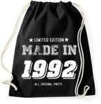 printfashion 1992 - Sportzsák, Tornazsák - Fekete (4053492)