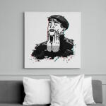 printfashion Cyka Blyat Feels Man - Vászonkép - Fehér (6627544)