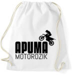 printfashion APU MA MOTOROZIK - Sportzsák, Tornazsák - Fehér (11541994)