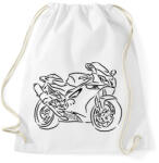 printfashion aprilia rsv 1000 r factory - Sportzsák, Tornazsák - Fehér (7180515)