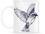 printfashion Bird drawing - Bögre - Fehér (1256099)