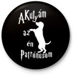 printfashion A Kutyám az én Patrónusom - Kitűző, hűtőmágnes - Fekete (16486125)