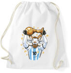 printfashion Messi - The Goat - Sportzsák, Tornazsák - Fehér (14947980)