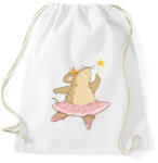 printfashion Balerina egér - Sportzsák, Tornazsák - Fehér (3937286)