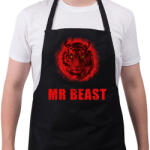 printfashion mr beast - Kötény - Fekete (4932356)