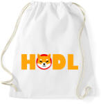 printfashion Shiba hodl - Sportzsák, Tornazsák - Fehér (11327066)