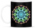printfashion A Fénymunkás mandala - Bögre - Fekete (14119329)