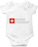 printfashion Roger Federer - Baba Body - Fehér (1902623)