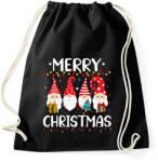 printfashion boldog karácsonyt - Sportzsák, Tornazsák - Fekete (14647345)