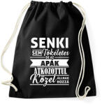 printfashion Tökéletes APA - Sportzsák, Tornazsák - Fekete (1128367)