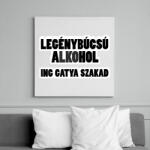 printfashion Legénybúcsú - Vászonkép - Fehér (6636986)