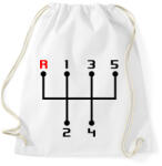 printfashion sebessegvaltó-2-2-szín - Sportzsák, Tornazsák - Fehér (880723)