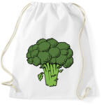 printfashion Brokkoli - Sportzsák, Tornazsák - Fehér (12019239)