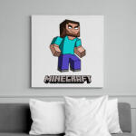 printfashion Minecraft - Herobrine - Vászonkép - Fehér (6631214)