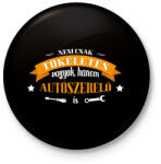 printfashion Tökéletes autószerelő - Kitűző, hűtőmágnes - Fekete (13775769)