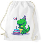 printfashion 1 éves dínó baba - Sportzsák, Tornazsák - Fehér (8641623)