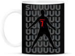 printfashion Siuuuuuu Cristiano Ronaldo - Bögre - Fekete (13027630)