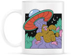 printfashion Yeti és az Ufo - Bögre - Fehér (6140389)