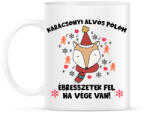 printfashion Karácsonyi alvós pólóm - Bögre - Fehér (10345266)