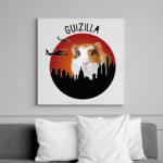 printfashion Guizilla - Vászonkép - Fehér (7179680)