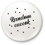 printfashion Random cuccok - Táska minta - Kitűző, hűtőmágnes - Fehér (7005103)